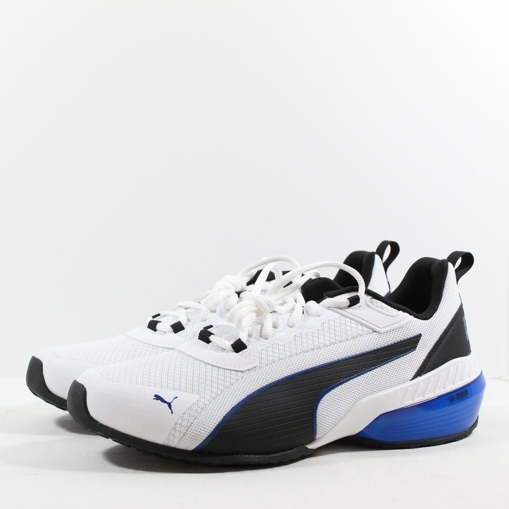 PUMA Men's Puma X-Cell Uprise Sneakers - White/Black/Blue - Picture 1 of 6